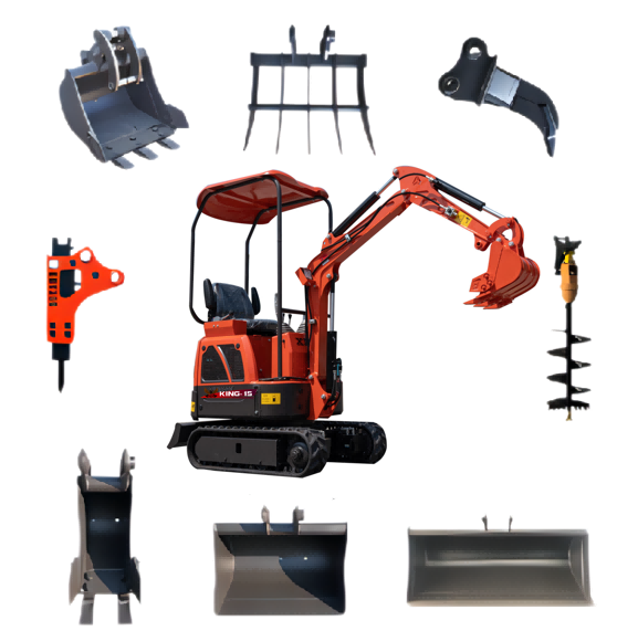 Mini Excavator with Grab on Sale